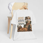 Dog Lover T‑Shirt — "Home Is Wherever My Dog Is Sleeping" Cozy Rustic Tee
