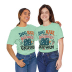 Dog Hair Is My Second Uniform T-Shirt – Funny Vet/Nurse Pet Lover Tee