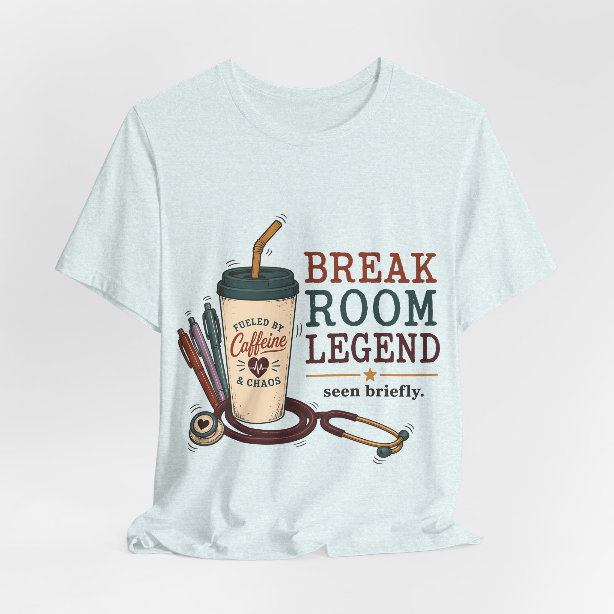 "Break Room Legend" Nurse T-Shirt — Funny Nurse Graphic Tee