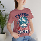 ICU Strong Dog Mom Tee - Nurse Dog Paw Rescue Shirt
