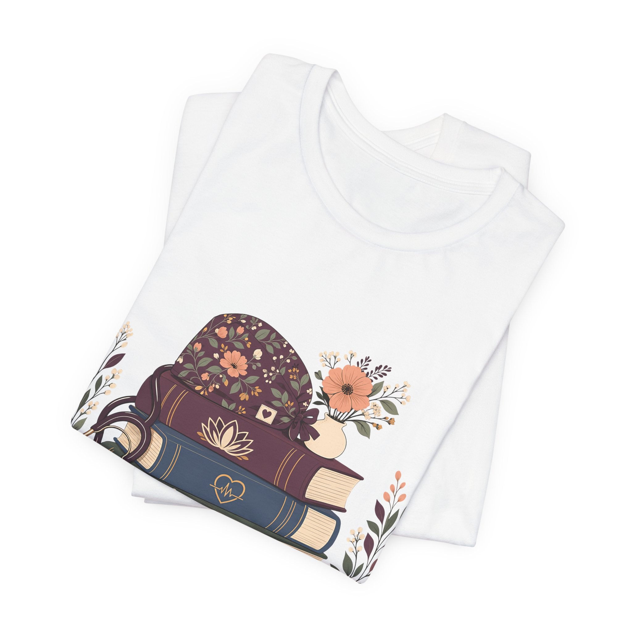 "Still Learning. Still Caring." — Bookish Nurse T-Shirt