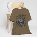Emotion Support Department Tee — Anatomical Heart Floral Graphic Shirt