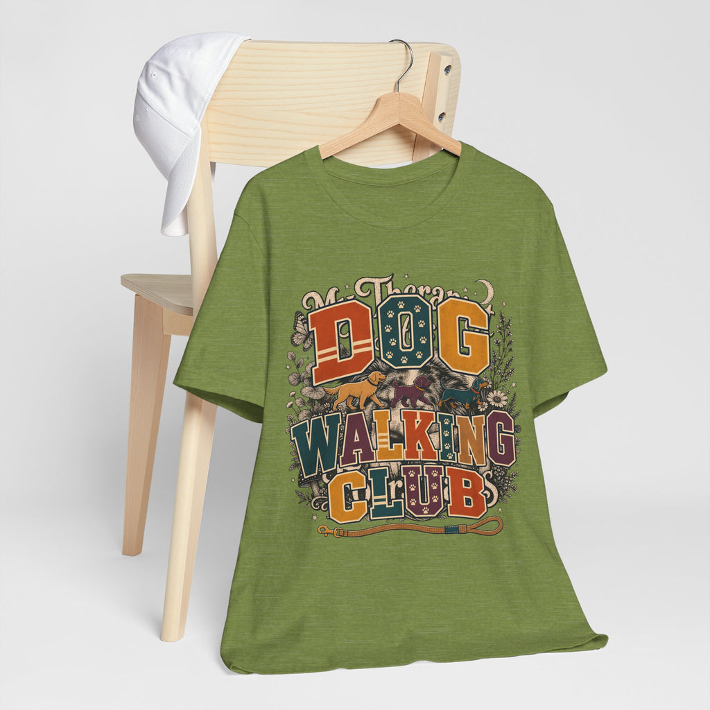 "Dog Walking Club" Dog Lover T-Shirt — Retro Graphic Tee