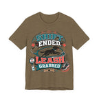 Shift Ended Leash Grabbed Dog Lover Tee