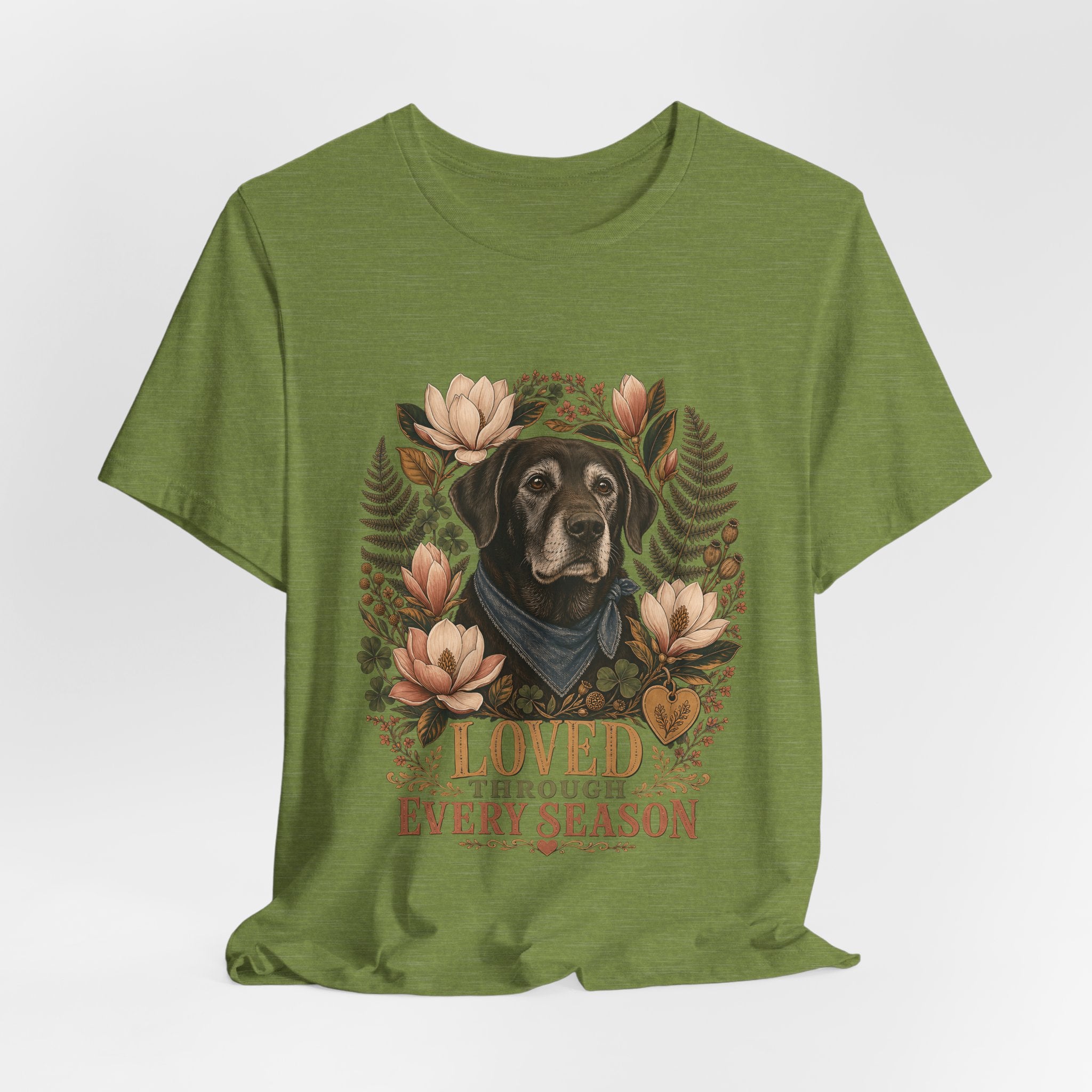 "Loved Through Every Season" Senior Dog T-Shirt — Sentimental Graphic Tee