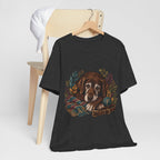 "Vintage Dog Portrait" T-Shirt — Sophisticated Senior Dog Graphic Tee