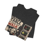 Dog Vet T-Shirt – “The Patient Is Stable… Unless Someone Says WALK” Veterinary Nurse Tee