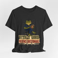 "Vitals Good, Patience Questionable." Nurse T-Shirt — Funny Nurse Graphic Tee