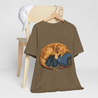 "Sentimental Nurse Dog Lover" T-Shirt — Charming Golden Retriever Graphic Tee