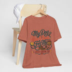 "My Dog Has Plans For Me" T-Shirt — Trendy Dog Parent Graphic Tee