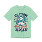 ICU Strong Dog Mom Tee - Nurse Dog Paw Rescue Shirt