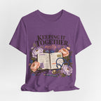 "Keeping It Together Mostly" — Botanical Nurse T-Shirt