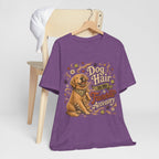 Dog Hair Is My Favorite Accessory T-Shirt — Cute Golden Retriever Tee for Dog Lovers