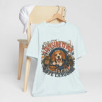 "Outside Is Our Love Language" Beagle T-Shirt — Retro Dog Lover Graphic Tee
