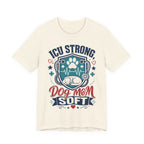 ICU Strong Dog Mom Tee - Nurse Dog Paw Rescue Shirt