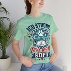 ICU Strong Dog Mom Tee - Nurse Dog Paw Rescue Shirt