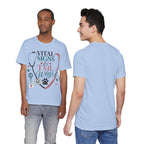 Vital Signs & Tail Wags Tee - Nurse Vet Stethoscope Paw Print T-Shirt