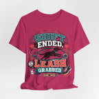 Shift Ended Leash Grabbed Dog Lover Tee