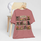 Tiny Paws Huge Personality Puppy Tee — Cute Dog Breed Collage T-Shirt