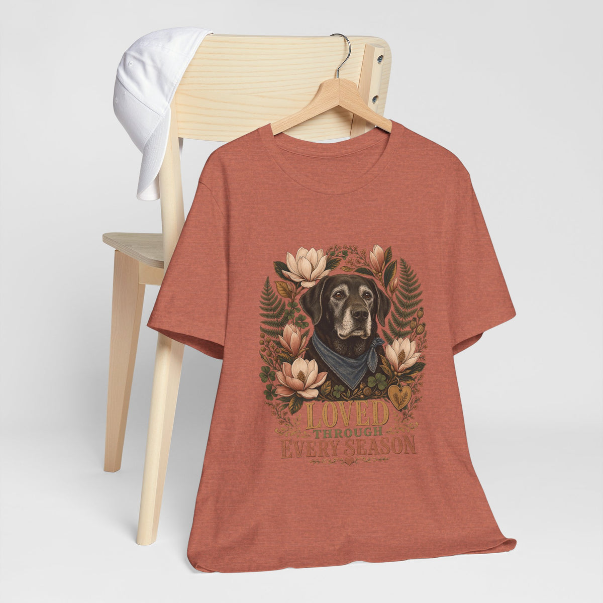 "Loved Through Every Season" Senior Dog T-Shirt — Sentimental Graphic Tee
