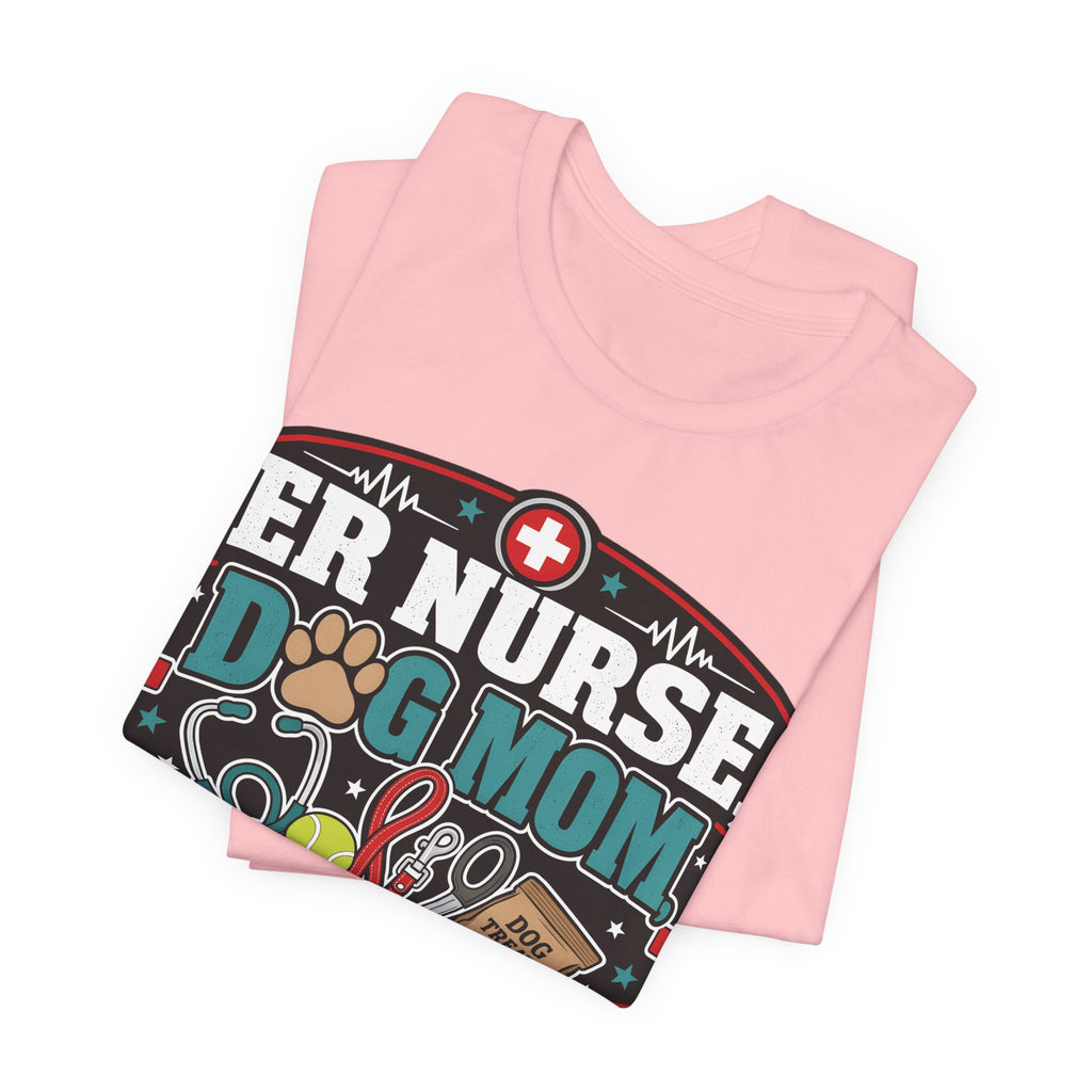 ER Nurse Dog Mom T-Shirt — "Chaos Coordinator" Graphic Tee