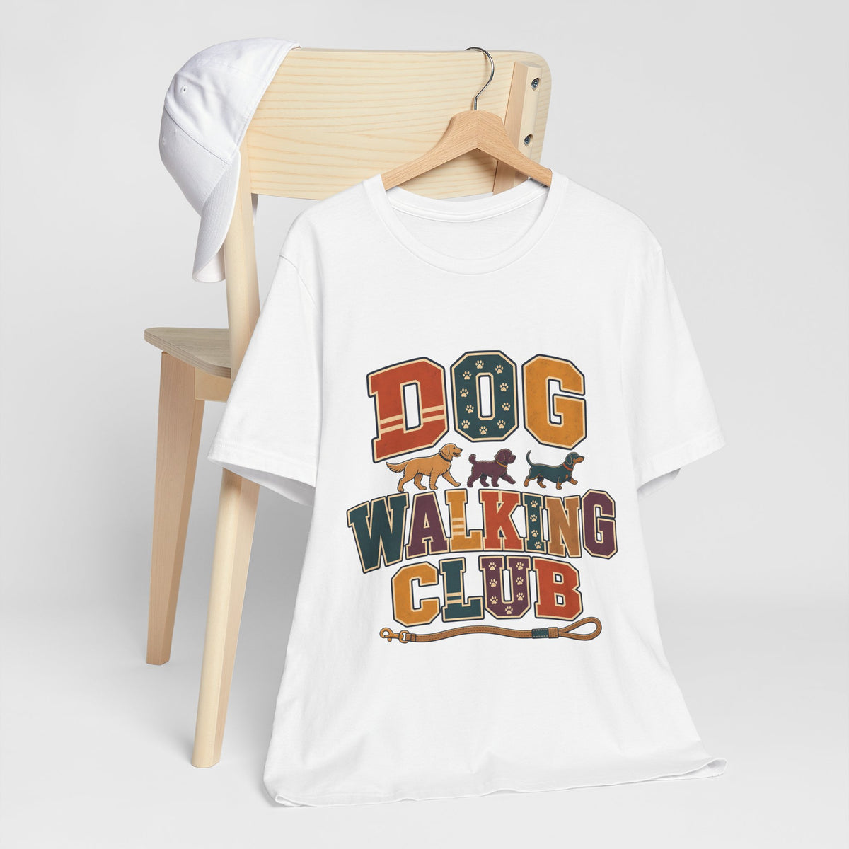 "Dog Walking Club" Dog Lover T-Shirt — Retro Graphic Tee