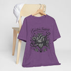 Emotion Support Department Tee — Anatomical Heart Floral Graphic Shirt