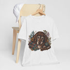 "Vintage Dog Portrait" T-Shirt — Sophisticated Senior Dog Graphic Tee