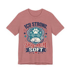 ICU Strong Dog Mom Tee - Nurse Dog Paw Rescue Shirt