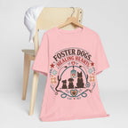 Foster Dogs Healing Hearts T‑Shirt — Rescue Dog Lover Tee