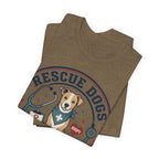 Rescue Dogs & Rounding Calls Tee — Veterinary Vet Tech Animal Rescue Shirt