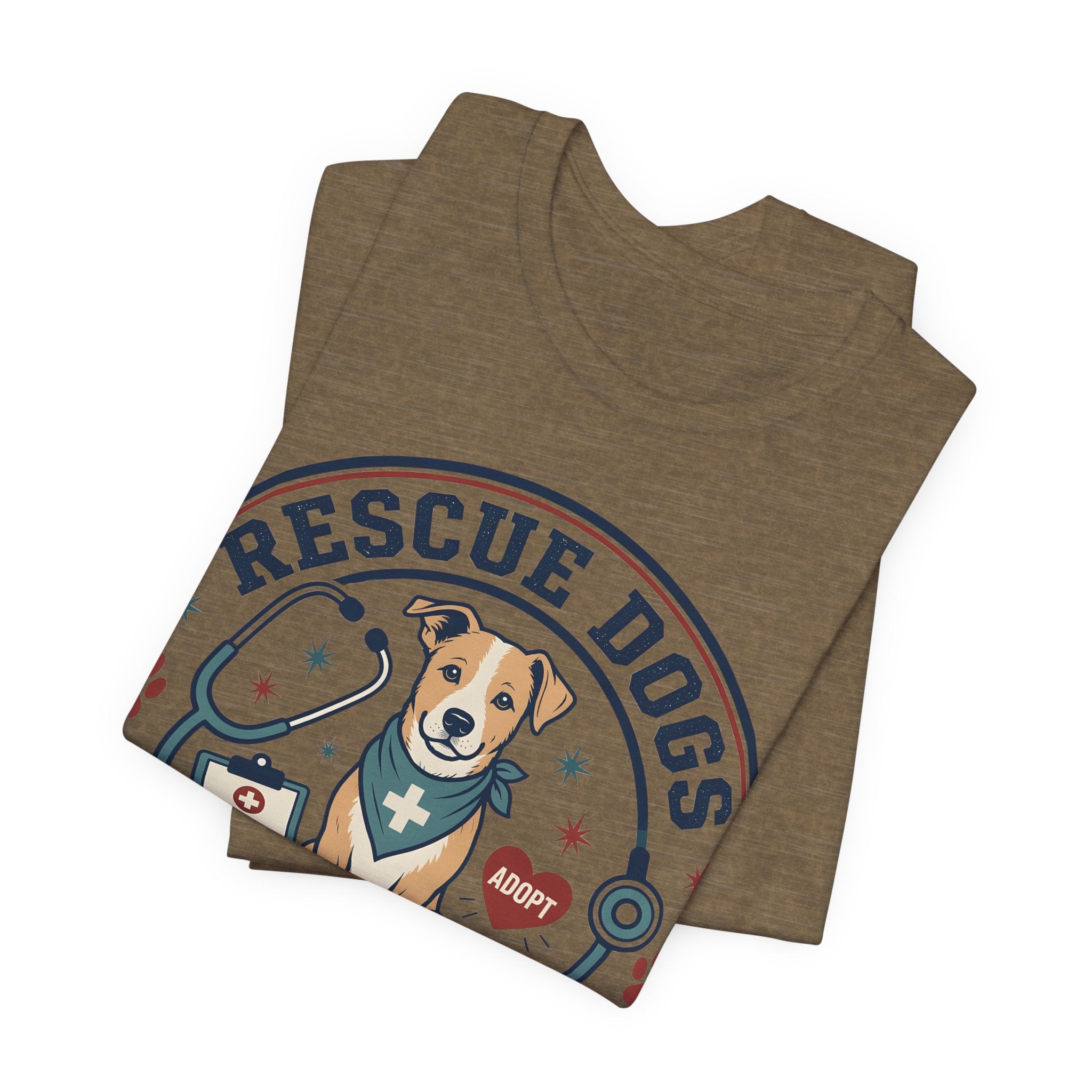 Rescue Dogs & Rounding Calls Tee — Veterinary Vet Tech Animal Rescue Shirt