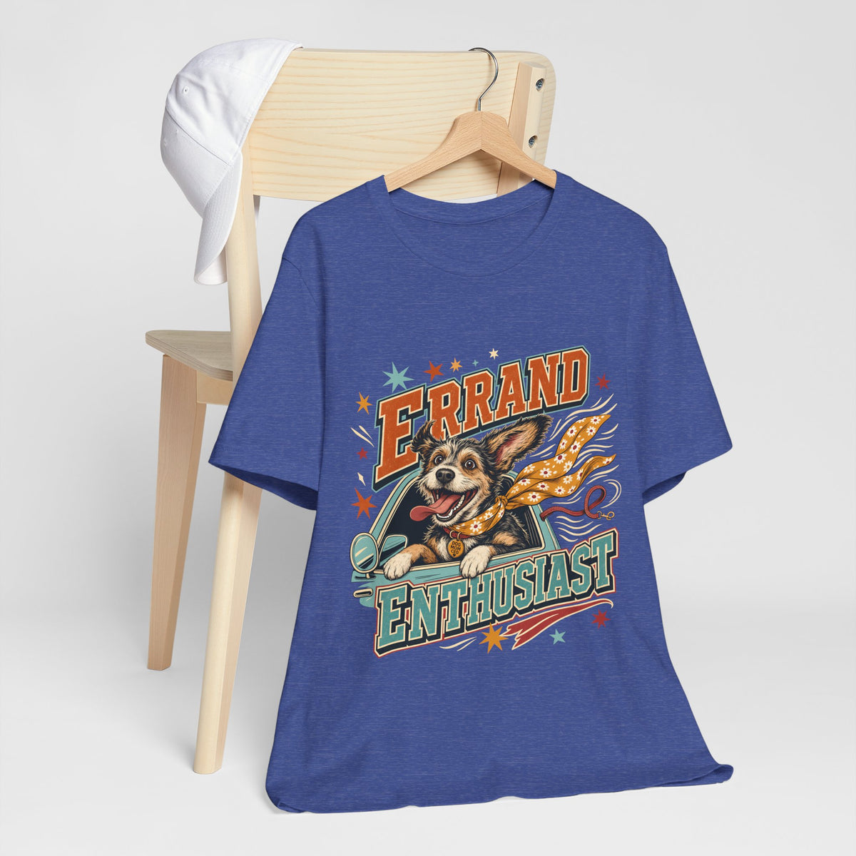 "Errand Enthusiast" — Funny Dog Mom Car Ride T-Shirt