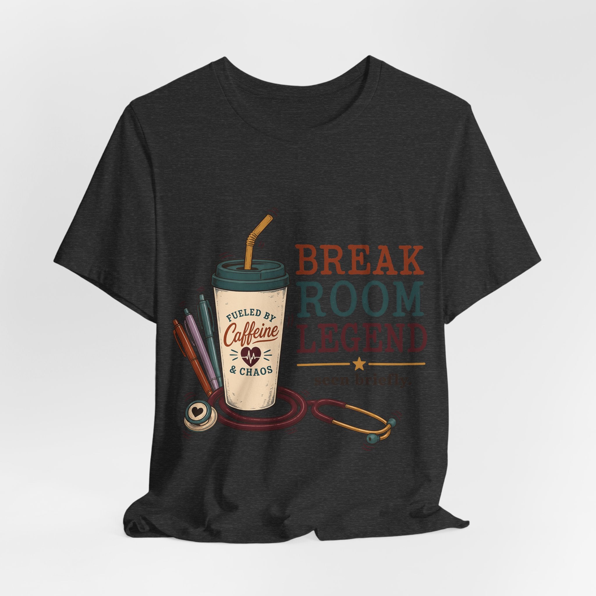 "Break Room Legend" Nurse T-Shirt — Funny Nurse Graphic Tee