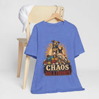 "Chaos Has a Favorite" — Funny Feral Terrier Dog Mom T-Shirt