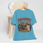 "Professionally Unbothered, Mostly" Nurse T-Shirt — Funny Nurse Graphic Tee