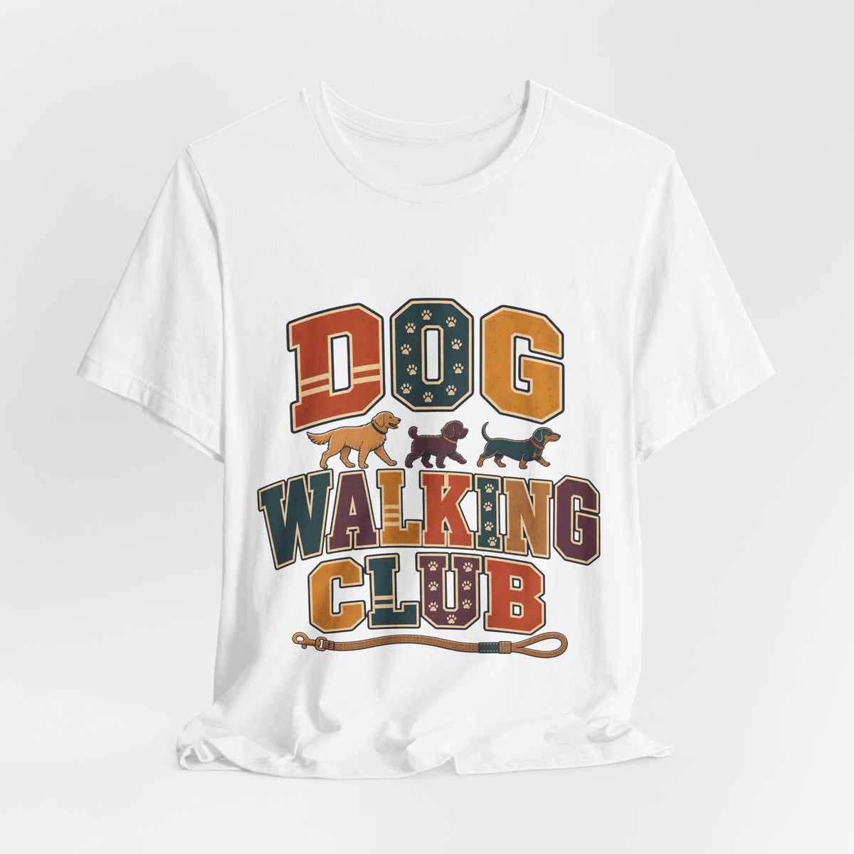 "Dog Walking Club" Dog Lover T-Shirt — Retro Graphic Tee