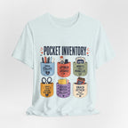 "Pocket Inventory" — Clever Scrub Pocket Nurse T-Shirt