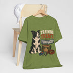"Training Treats Are A Food Group" Dog Lover T-Shirt — Funny Dog Graphic Tee