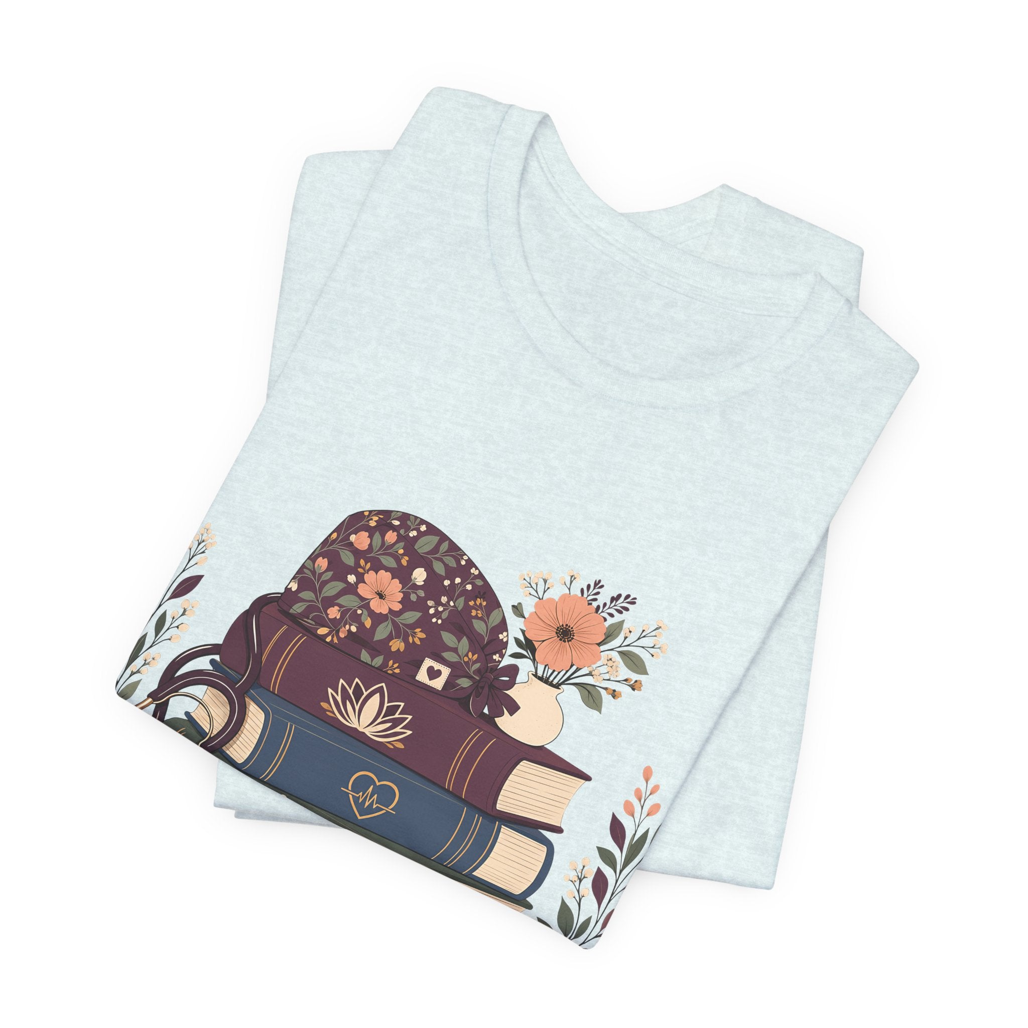 "Still Learning. Still Caring." — Bookish Nurse T-Shirt