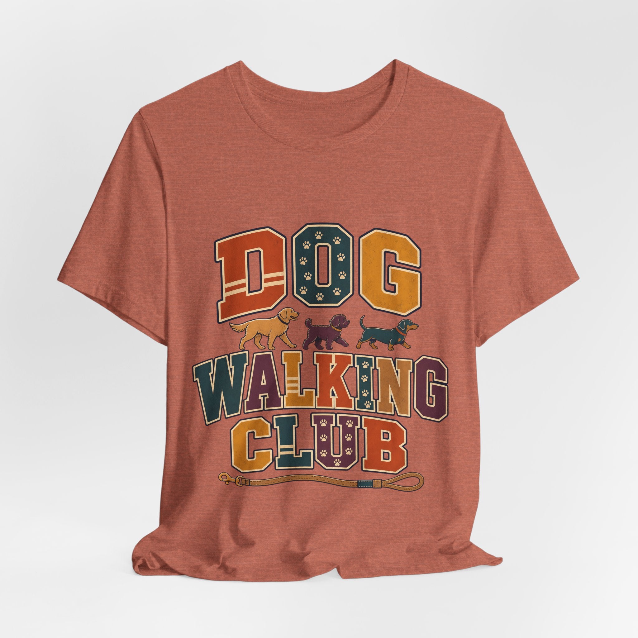 "Dog Walking Club" Dog Lover T-Shirt — Retro Graphic Tee