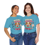 Healing Humans, Spoiling Dogs T‑Shirt — Cute Veterinary Nurse Dog Mom Tee